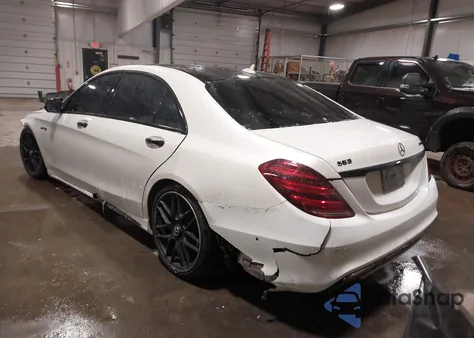 2014 Mercedes-Benz S63Amg z USA, uszkodzony, nr VIN WDDUG7JB0EA035375